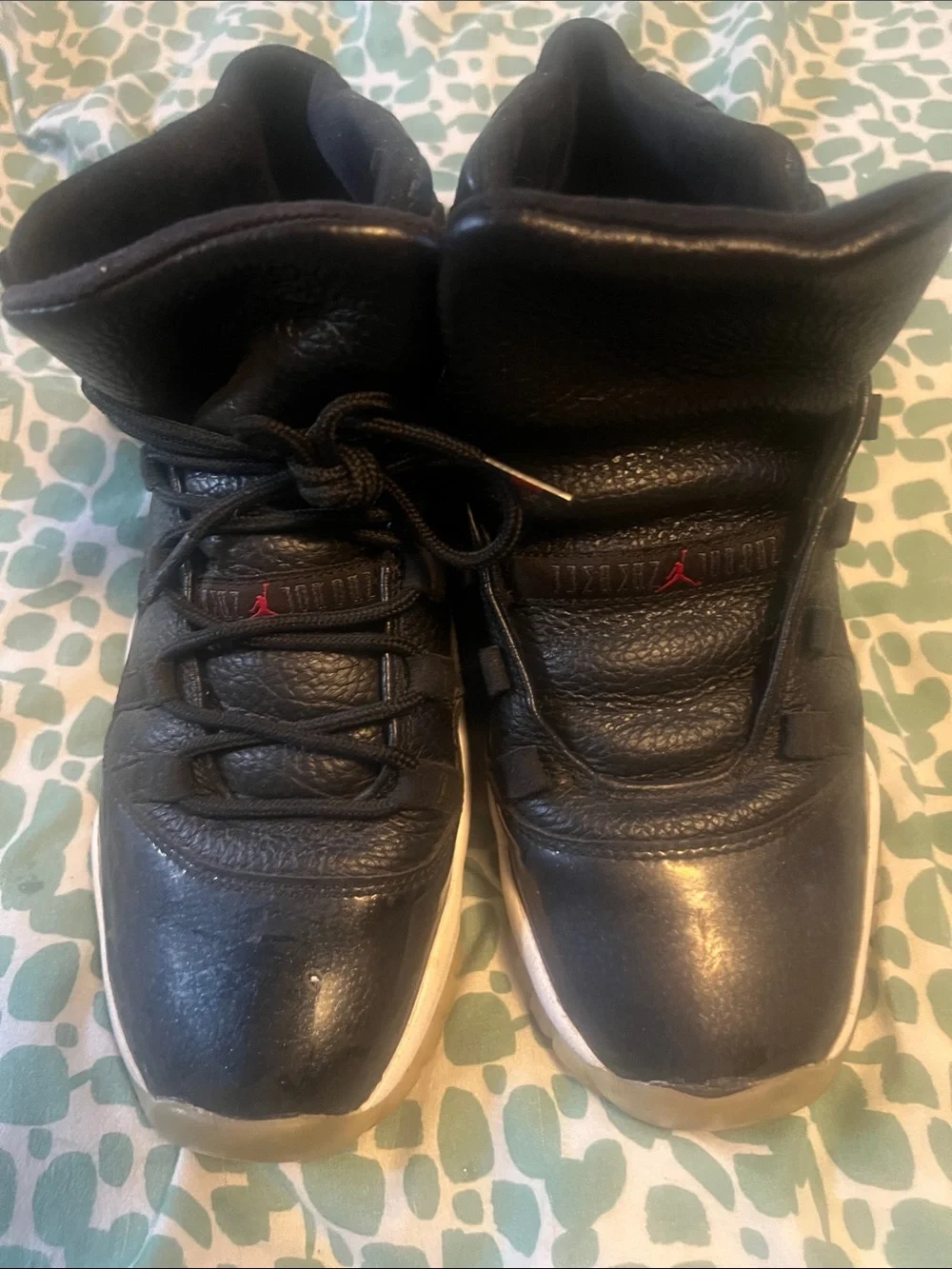 Nike Air Jordan 11 Black with Red Accents